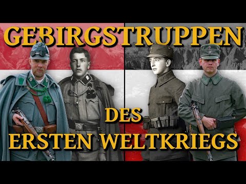 (WW1) Fighting in the Mountains. The Uniforms of the Snowshoe Troops and the Imperial and Royal L...