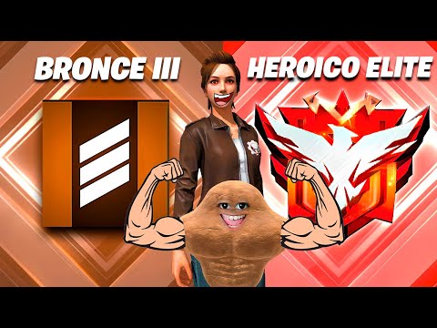 Así Subí de BRONCE a HEROICO en menos de 15 minutos👺🔥 FREE FIRE