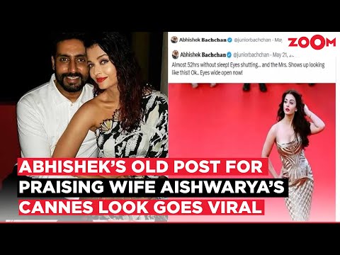 Abhishek Bachchan's OLD post for wife Aishwarya Rai goes VIRAL as she SHINES at Cannes 2025