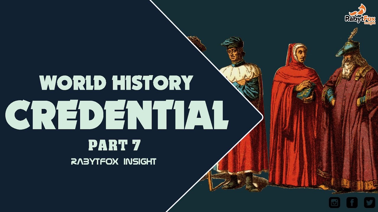 World History Credentials - Part 7