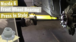 Mazda 6 Press In Front Wheel Bearing