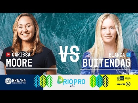 Carissa Moore vs. Bianca Buitendag - Round Two, Heat 4 - Oi Rio Women's Pro 2017