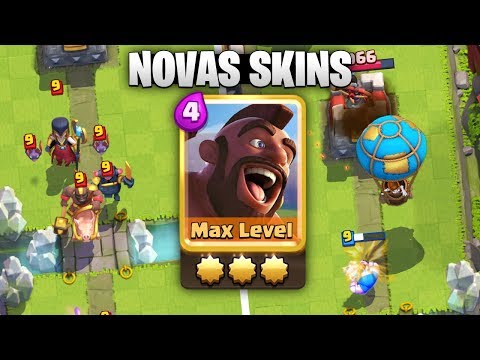 NOVOS NIÌVEIS ESTRELA | SKINS no Clash Royale
