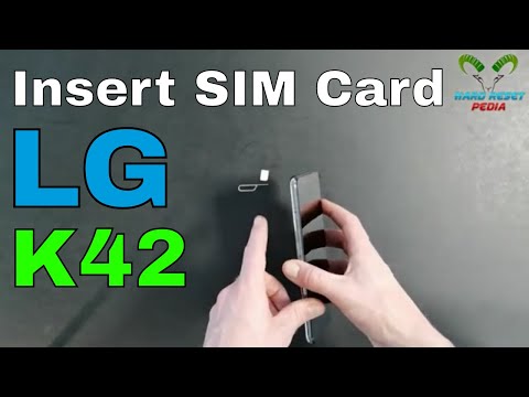 LG K42 Insert SIM The Card