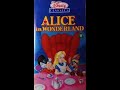 Opening To Alice In Wonderland UK VHS 1989