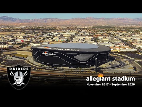 Raiders Allegiant Stadium - Must-see 4K time-lapse movie