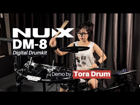 NUX DM-8 Digital Drum Kit Performance Demo