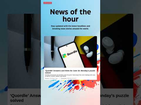 Breaking News: 'Quordle' Answers and Hints for June 16: Monday's puzzle solved #quordle