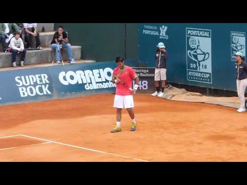 Fernando Verdasco playing, Estoril Open 2011 30-04-2011