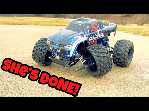 The “CHEAPEST” Traxxas Stampede Gets a BEATDOWN!! She’s DONE!!
