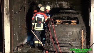 preview picture of video '[E] - PKW-BRAND IN TIEFGARAGE (SCHÖNAICH) // Auto brannte komplett aus // [BRANDEINSATZ]'