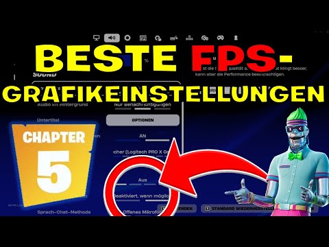 Die BESTEN GRAFIK EINSTELLUNGEN in Fortnite Chapter 5  SEASON 1📈 - Mehr FPS, 0 Input Delay und mehr!