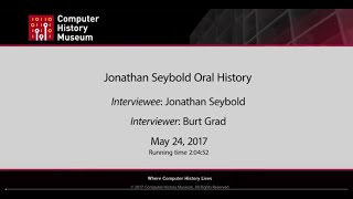 Oral History of Jonathan Seybold video