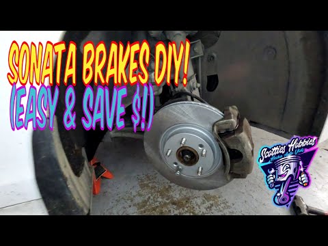 Hyundai Sonata, How to Replace Front Brake Pads & Rotors | DIY Step-by-Step & Torque Specs