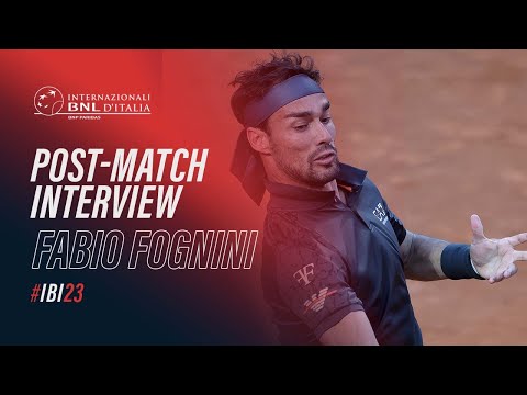 Fabio Fognini Post-Match Interview (vs Murray) R128 #IBI23