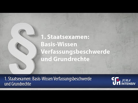 Verfassungsbeschwerde und Grundrechte