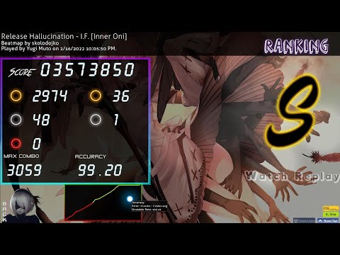 osu!taiko | Release Hallucination - I.F. [Inner Oni] 99.20 FC