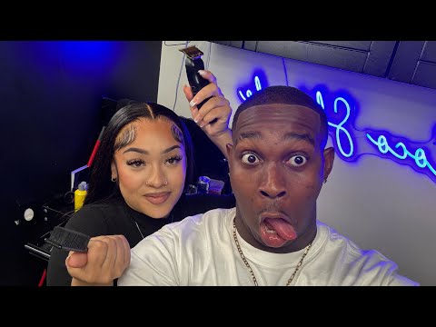 MY BARBER WAS TRYING TO RIZZ ME UP IN THE CHAIR AFTER I DID THIS😏!..