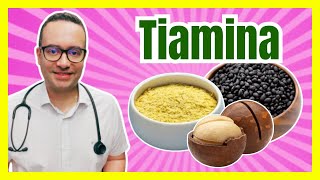 5 alimentos RICOS em TIAMINA para melhorar a fraqueza muscular [Vitamina B1]