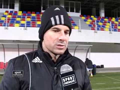 Aleksandar Stanojević na treningu u Rumuniji