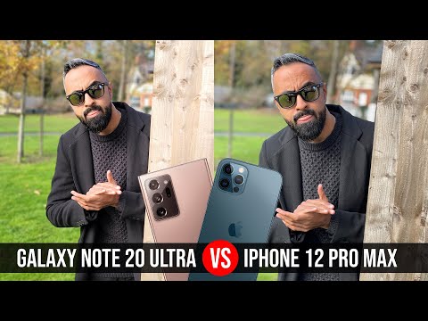 iPhone 12 Pro MAX vs Samsung Galaxy Note 20 Ultra Camera Test Comparison
