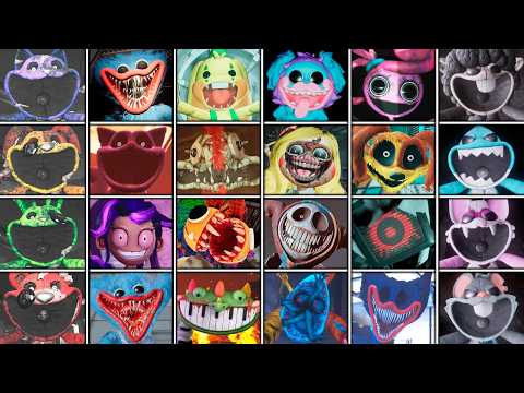 Poppy Playtime: Chapters 1 to 5 - All Jumpscares & Deaths