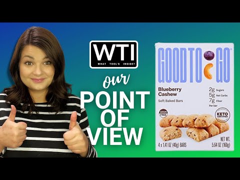 GOODTO GO Blueberry Cashew Bars - WTI product video review
