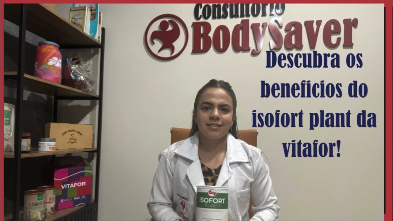 Miniatura da avaliação em vídeo de Suplemento Isofort Plant Vegano Baunilha 450g Vitafor