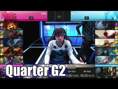 Team Liquid vs NRG eSports | Game 2 Quarter Finals S6 NA LCS Spring 2016 Playoffs | TL vs NRG G2