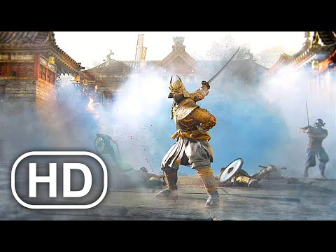 VIKINGS VS SAMURAI LEGEND Fight Scene Full Battle (2021) For Honor Cinematic 4K ULTRA HD
