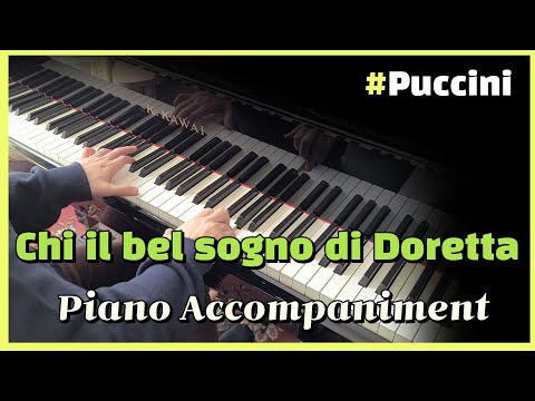 chi il bel sogno di doretta (Piano Accompaniment) (Karaoke) (Piano 반주)