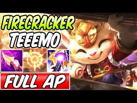 FIRECRACKER TEEMO FULL AP GAMEPLAY | Build & Runes | League of Legends