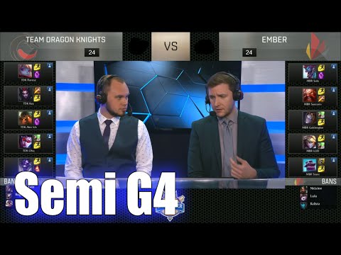 Team Dragon Knights vs Ember | Game 4 Semi Finals S6 NACS Spring 2016 | TDK vs MBR G4