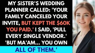 My Sister's Wedding Planner Called: 'Your Family Canceled Your Invite, but Kept the $60k You Paid.'
