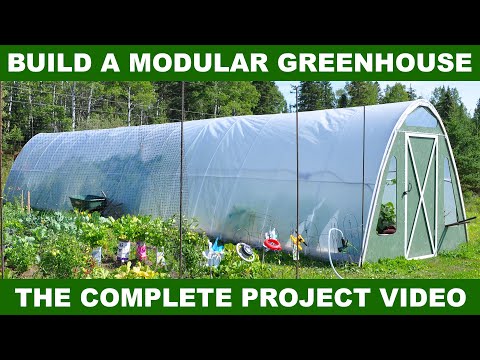 Build Your Own Modular GreenHouse From Rebar.
