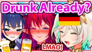 Cecilia is TOO GERMAN compared to Drunk Kronii and Drunk IRyS 【Hololive】