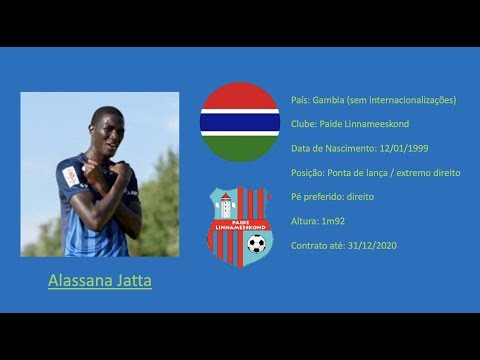 Alassana Jatta (Viborg FF / Paide Linnameeskond / Gambia) 2019 Highlights
