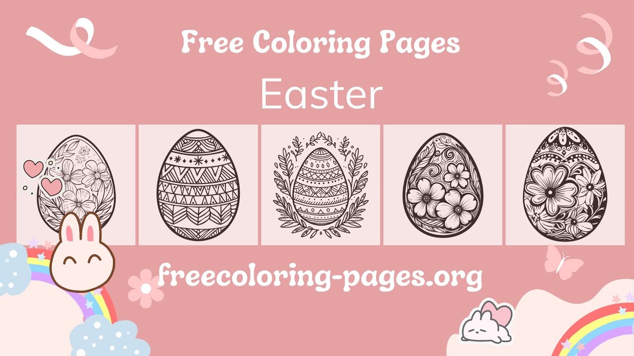 Easter Free Printable Coloring Pages