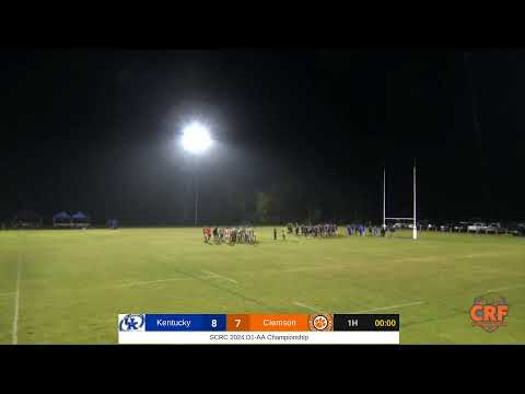 Clemson Men's Rugby vs. UK Rugby - SCRC D1-AA Championship 2024