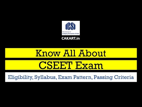 Details of CS Executive Entrance Exam
