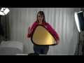 How to Fold Triangular Gold Silver Reflector - CowboyStudio