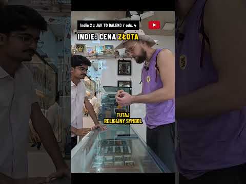 INDIE: Ile kosztuje ZŁOTO? 💰 ZŁOTA BIŻUTERIA na gramy w sklepie na slamsach Dharavi - Bombaj