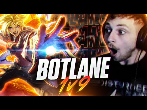I'M LITERALLY 1V9 IN THE BOTLANE!!! | Sanchovies