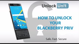 HOW TO UNLOCK BlackBerry Priv
