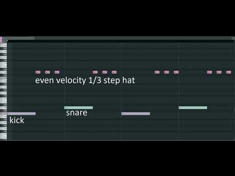 🎵 7 hi-hat patterns you should know | 85 bpm