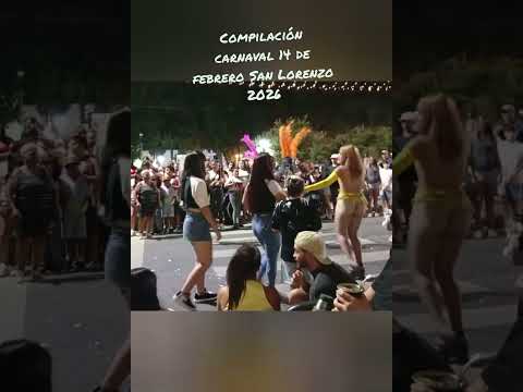 Carnaval 14 de febrero 2026 San Lorenzo Santa fe Argentina 