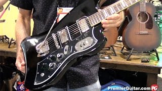 Video thumbnail for SNAMM '16 - Guild Jumbo Junior, S-200 T-Bird, & Bluesbird Demos by Premier Guitar