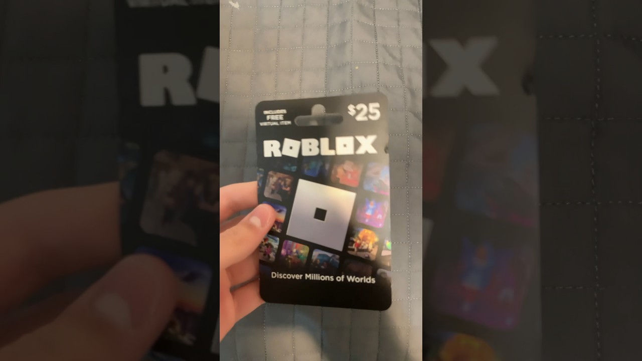 Roblox Gift Card #shorts #roblox #robux