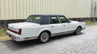 1989 Lincoln Town Car Signature Series Walk Around and Drive Away