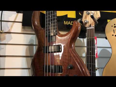 Tobias Basic 5 Bass - Pre Gibson1985 Fretted Converted to Fretless American Black Walnut image 13